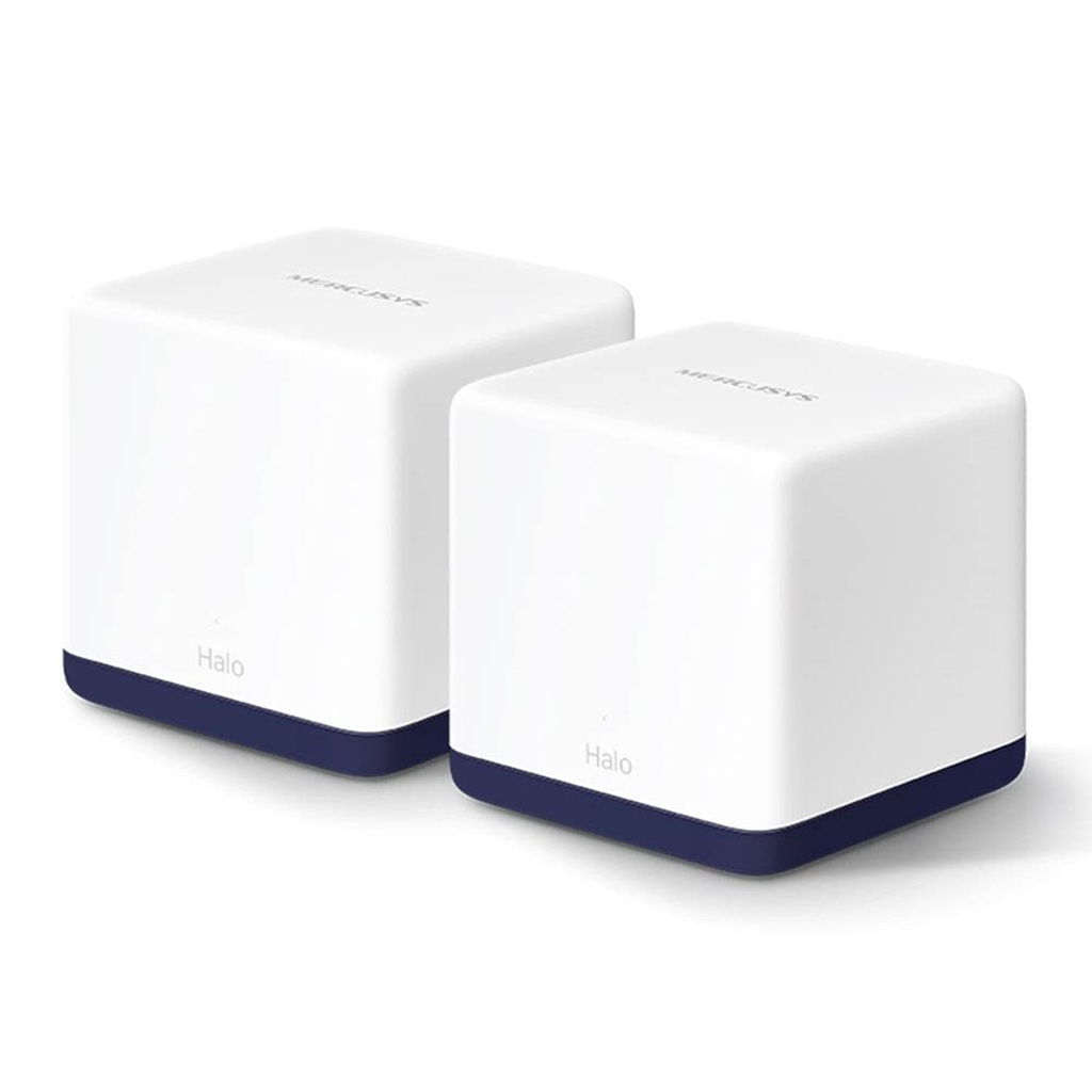 Router Mercusys con Sistema de Red Wi-Fi en Malla Halo H50G 1300Mbit/s 2.4 - 5GHz Antena Interna 2 Piezas