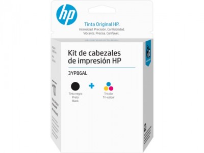 Hp kit cabezal 3yp86al negro/tricolor -
