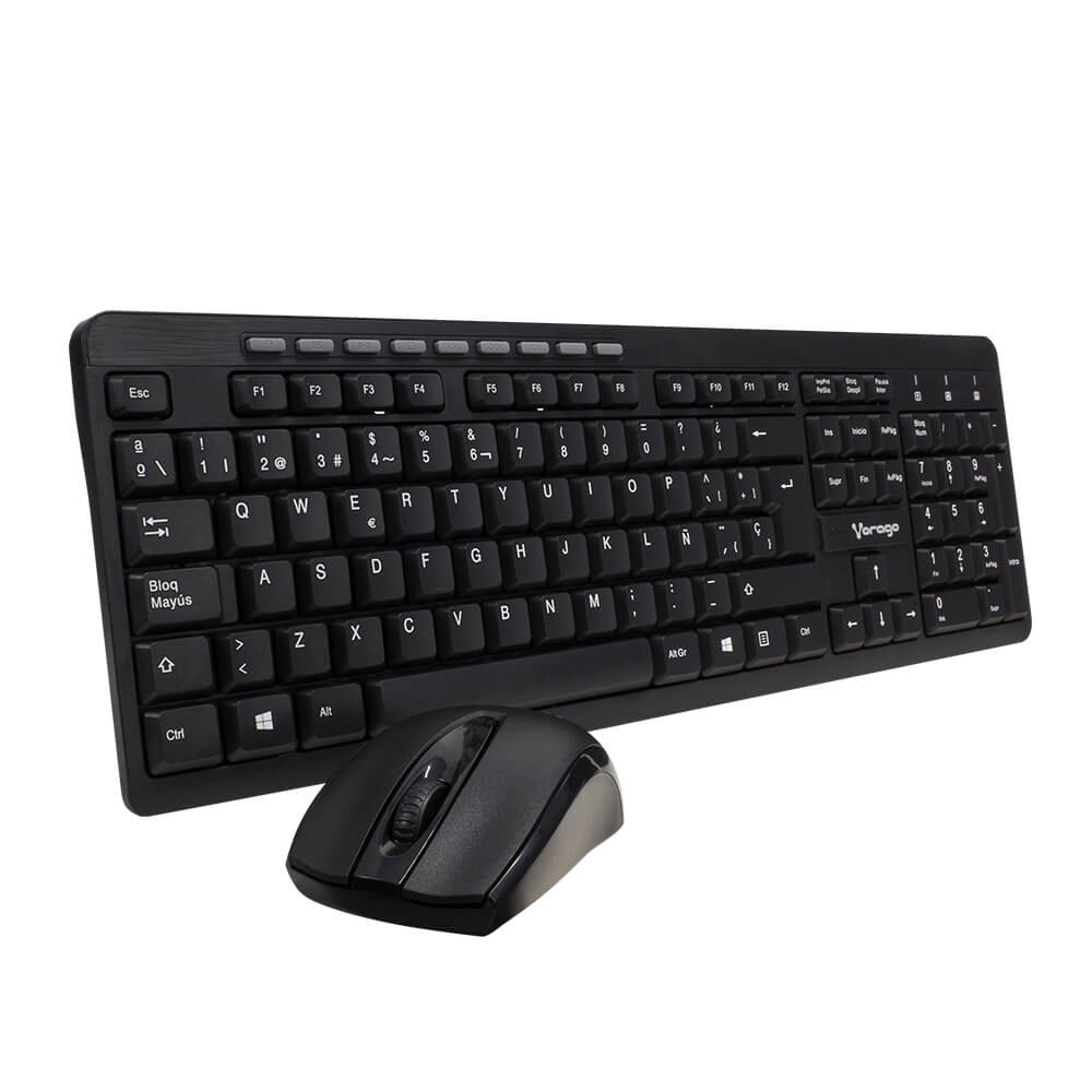 Kit De Teclado Y Mouse Vorago KM-304 Inalámbrico USB Español