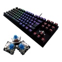 Teclado gaming yeyian yat1804 rgb spark serie 2000 switch azul