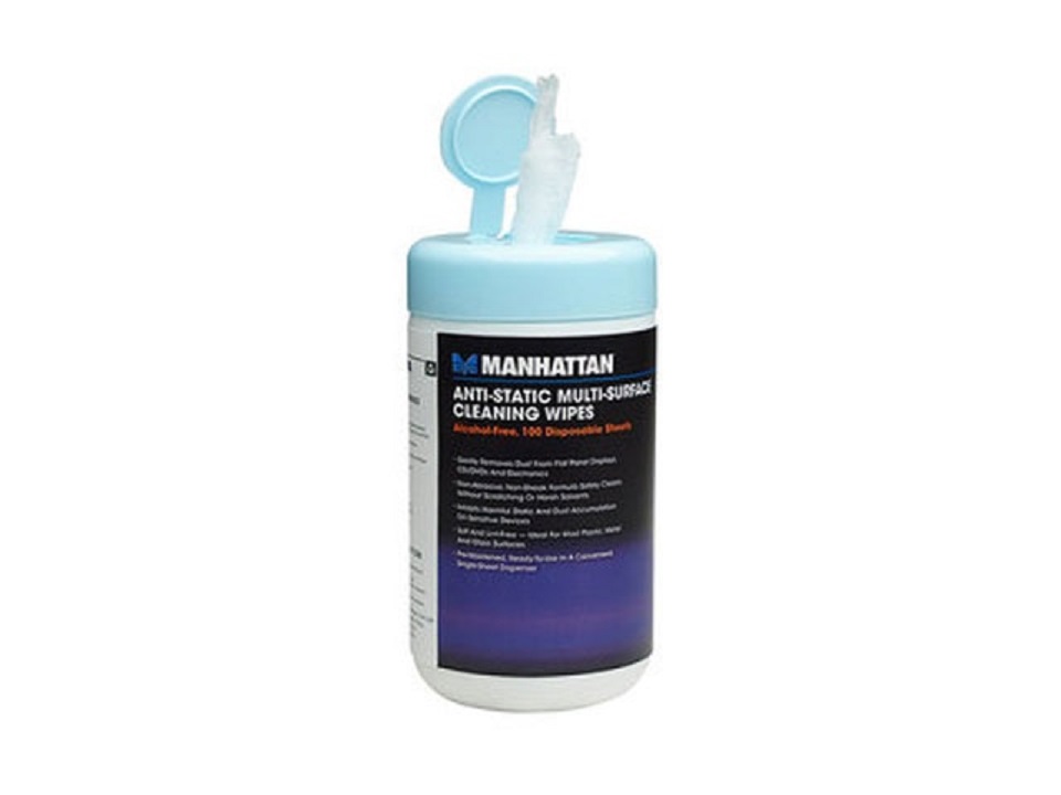 Toallas Humedas Antiestáticas Manhattan Para Monitor 50 Piezas