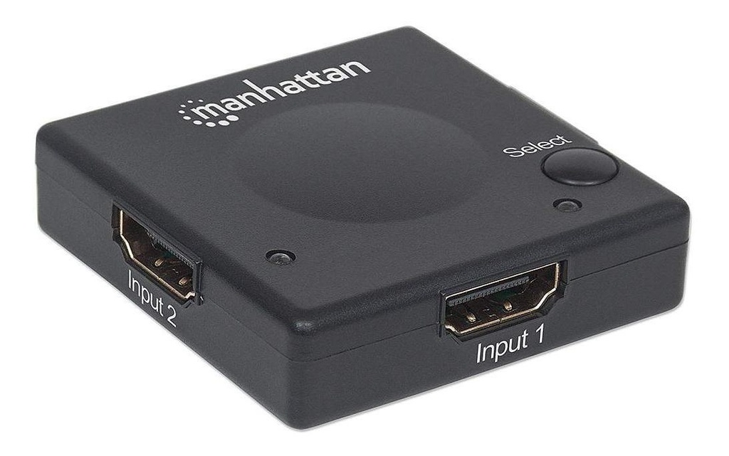 Switch hdmi manhattan 2 puertos 1080p 207911