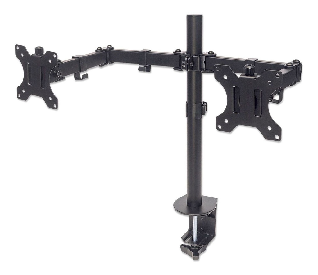 Soporte universal manhattan p/2 monitores de 13" a 32" 461528