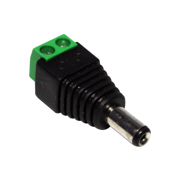 Paquete con 10 piezas de adaptador de corriente x-case para camaras dc macho vvconec5210p