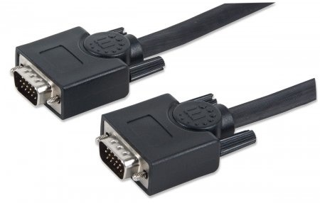 Cable para Monitor Manhattan SVGA 8mm VGA Macho a VGA Macho 30 Metros