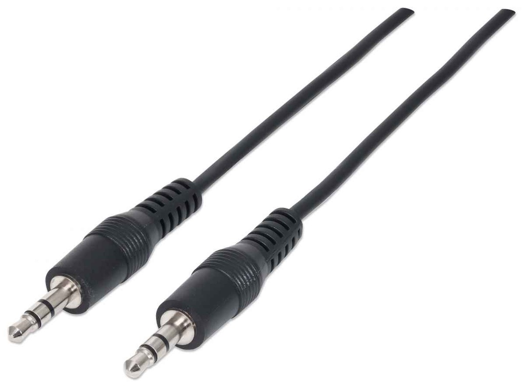 Cable Audio Estéreo Manhattan 3.5mm a 3.5mm 1.8 Metros