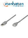 Cable Extension USB Manhattan 317238 USB Macho - USB Hembra 3 Metros