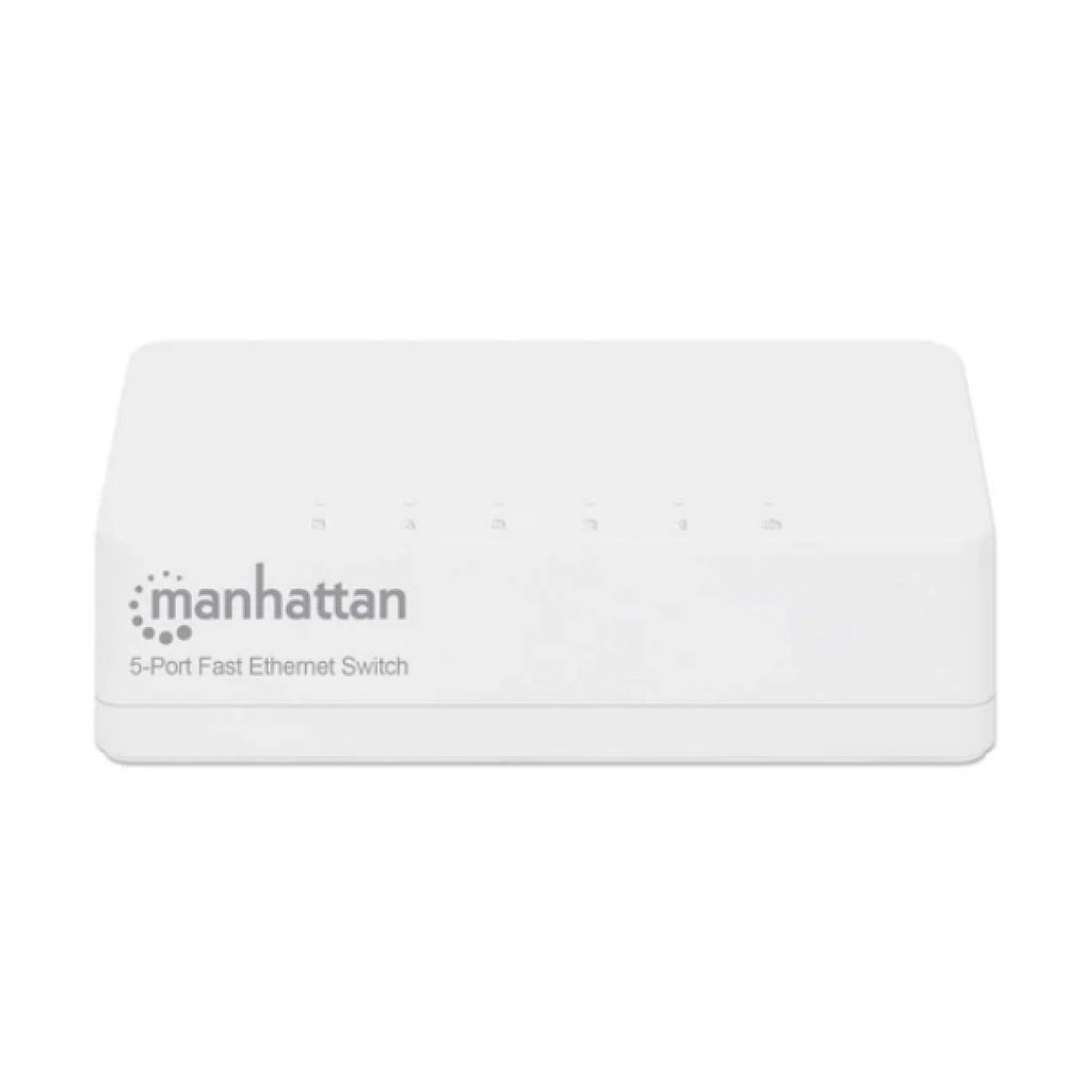 Switch Manhattan Fast Ethernet 560672 5 Puertos 10/100Mbps No Administrable 