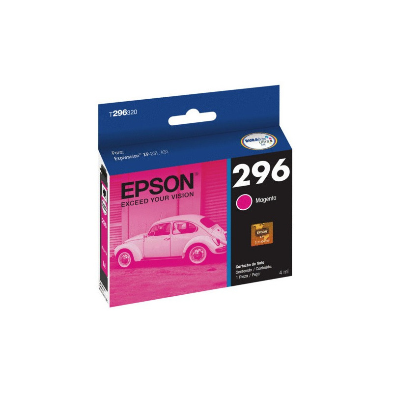 Cartucho epson t296 magenta xp-431/xp-231 4ml (t296320-al)