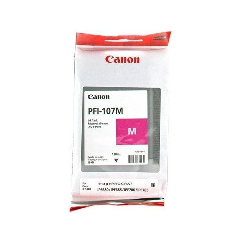 Tanque tinta canon magenta pfi-107m 130ml (6707b001aa)