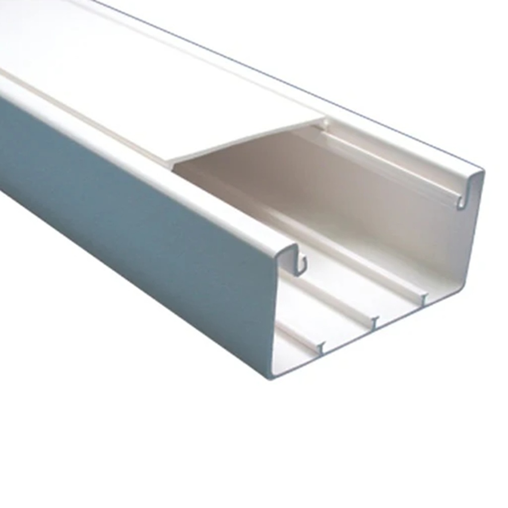 Canaleta De PVC Con Tapa Thorsman TEK-100 Auto Extinguible 100 x 52 x 2500mm