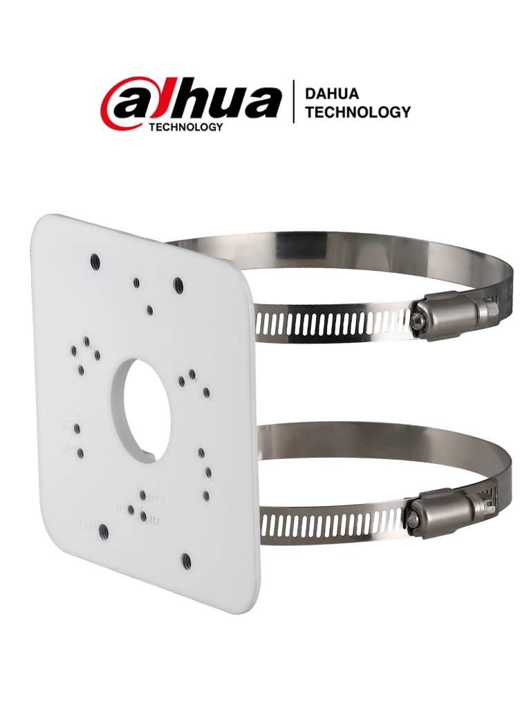 Dahua dh-pfa152-e - montaje para poste/ compatible con montajes: pfa121, pfa130-e y pfa135,