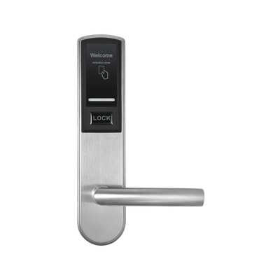 Zkteco lh3000r - cerradura derecha para hotel / mifare 13.56  mhz / 40 a 55  mm grosor de puerta / 2 pestillos / acero inoxidabl