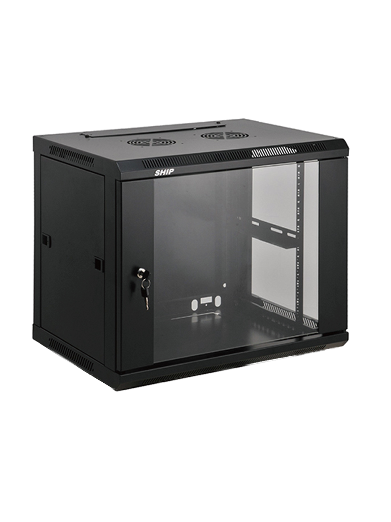 Saxxon sa660901 - gabinete de pared / 9 ur / fijo / capacidad de carga de 60  kg / ancho 600 mm x profundidad 600 mm x alto 500 