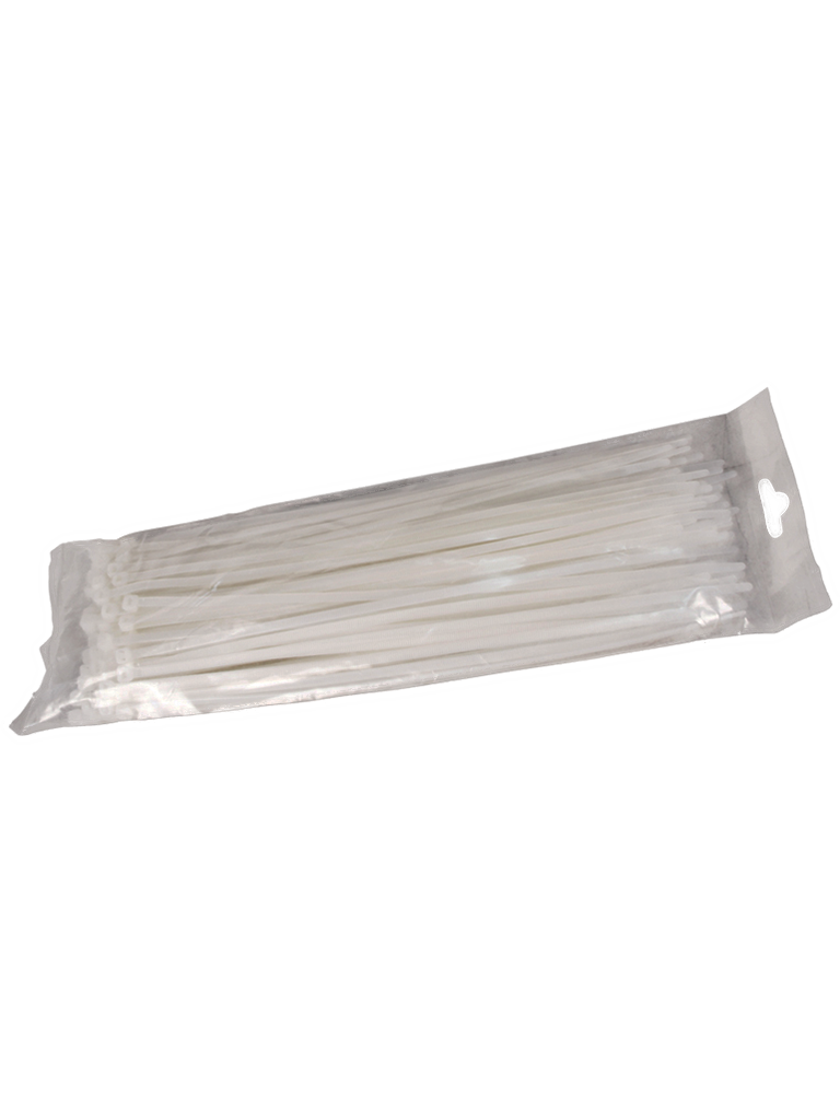 Saxxon cn48x450 - cincho sujetacable / 4.8  mm x 450  mm / blanco / bolsa con 100 piezas / nylon