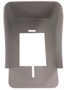 Commax rsdrc41cs - cubierta metálica de protección contra el sol y lluvia, compatible con frentes de calle drc4y y drc40k y paqu