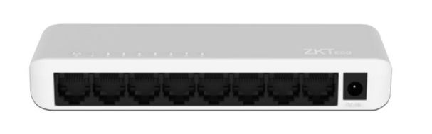 Switch ZKTeco ES-E8-5-G, 8 Puertos Gigabit Ethernet 10/100/1000, 16 Gbit/s, No Administrado