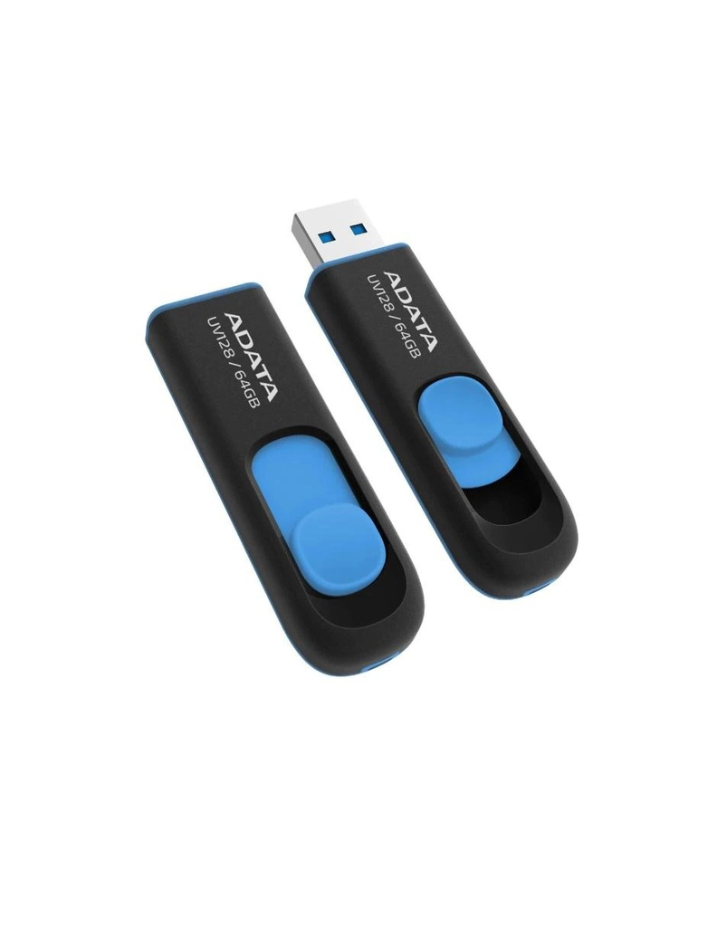 Memoria USB Adata DashDrive UV128 64GB USB 3.0 Lectura 90MB/s Escritura 40MB/s