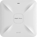 Punto de acceso wi-fi 6 para interior, se instala en techo o pared, hasta 512 usuarios y 1.7 gbps, doble banda 802.11ax mu-mimo 2x2