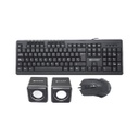 Kit 3 En 1 NACEB NA-228 De Teclado Mouse Óptico Bocinas