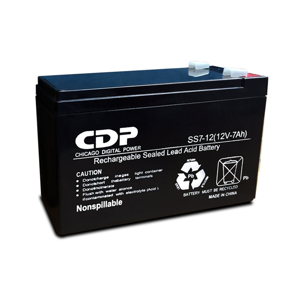 Batería de Reemplazo CDP Para No Break SLB 12-7.0 12V 7Ah 