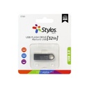 Memoria USB Stylos STMUSB3B 32GB USB 2.0 Plata (stmusb3b)