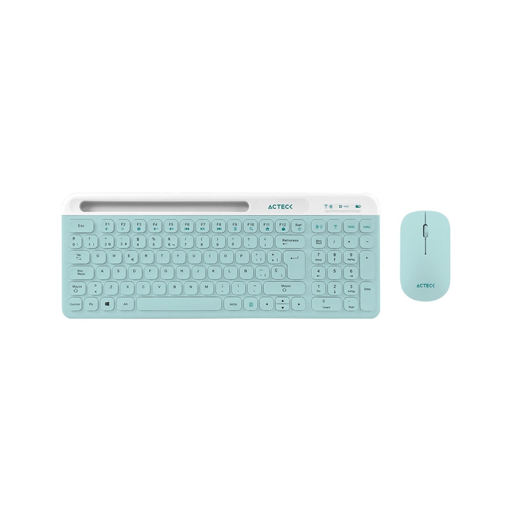 Kit teclado y mouse  creator vituos silk mk720 acteck elite series teclado y mouse inalámbrico 2.4mhz - alcance 10m