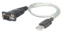 Adaptador USB Manhattan 205146 USB A - Serial RS-232 0.45 Metros