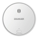 Detector de Humo Standalone Dahua DHI-HY-SA20B Sensor Fotoeléctrico Sonido de Alarma de 85dB Alarma Visual y Audible Durabilidad de Batería Hasta 5 Años