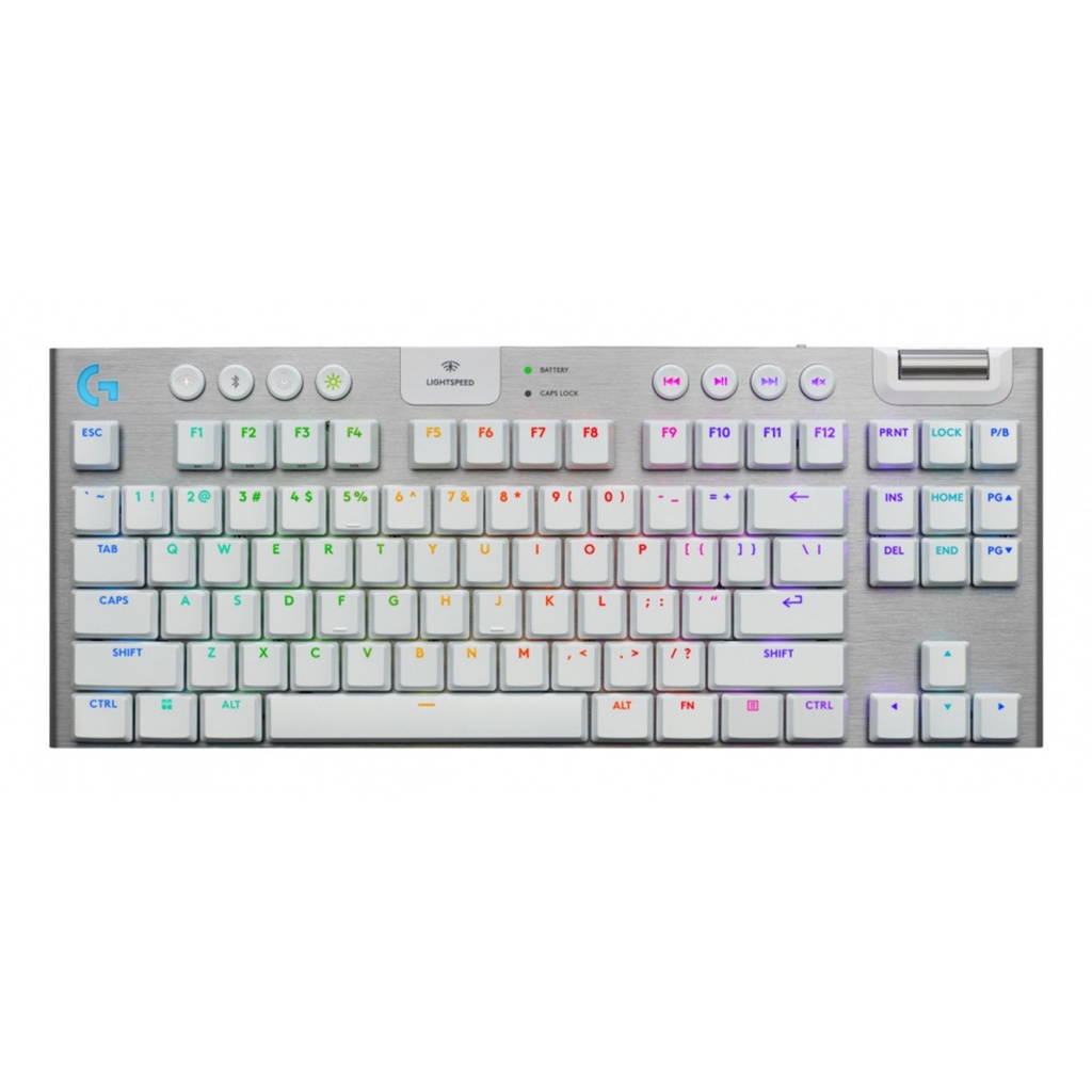 Teclado Mecanico Gamer Logitech G915 X LightSpeed LED TKL Logitech GL Tactile Inalámbrico USB/RF Inalámbrico Bluetooth