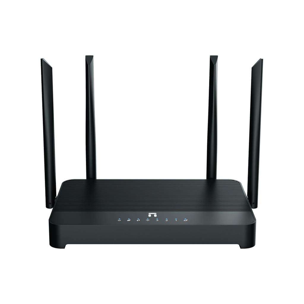 Netis Router NX31 Wi-Fi 6E 4x RJ-45 2402 Mbit/s WLAN Inalámbrico Doble Banda 2.4/5 GHz 4 Antenas Externas 5 dBi 