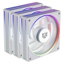 Kit 3 Ventiladores Balam Rush EOLOX BORA EXB85R Azender Series 120mm 600-1800 RPM