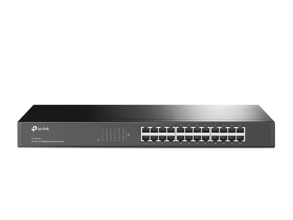 Switch TP-Link Fast Ethernet TL-SF1024 10/100Mbps 4.8Gbit/s 24 Puertos 8000 Entradas No Administrable
