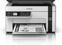 Multifuncional Epson EcoTank M2120 Blanco y Negro Inyección Tanque de Tinta Inalámbrico Impr Scan Copiad