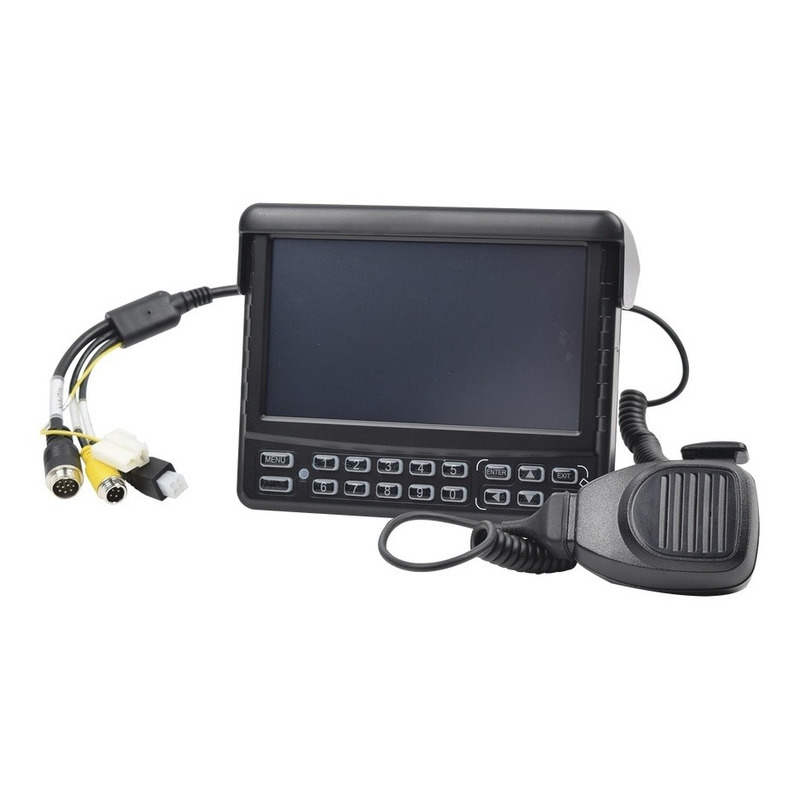 Panel de control dáctilar multifuncional con monitor de 7" / soporta audio de dos vías / compatible con dvr´s móviles xmr epcom 