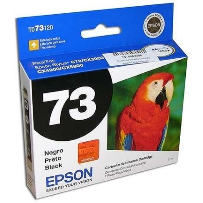 Cartucho De Tinta Epson 73 Negro Modelo T073120-AL