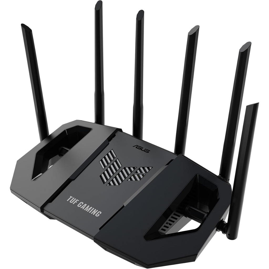 Router Gaming TUF Gaming ASUS BE6500 MU-MIMO Firewall Wi-Fi 7 4x RJ-45 6500 Mbit/s WLAN Alámbrico Inalámbrico Doble Banda 2.4/5 GHz 6 Antenas Externas