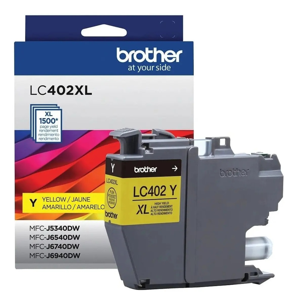 Cartucho De Tinta Para Impresora Brother Lc402 Xl Amarillo