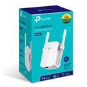 Expansor de rango tp-link re305 ac1200 wi-fi, dual band 300mbps + 867mbps, 1 puerto ethernet, 2 antenas