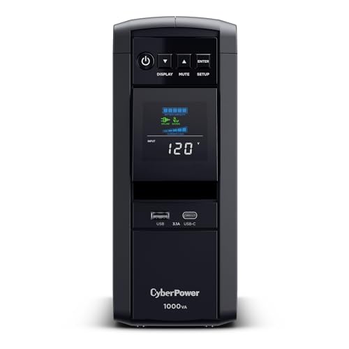 Ups cyberpower 1000va/600w compatible con fuentes pfc activas
