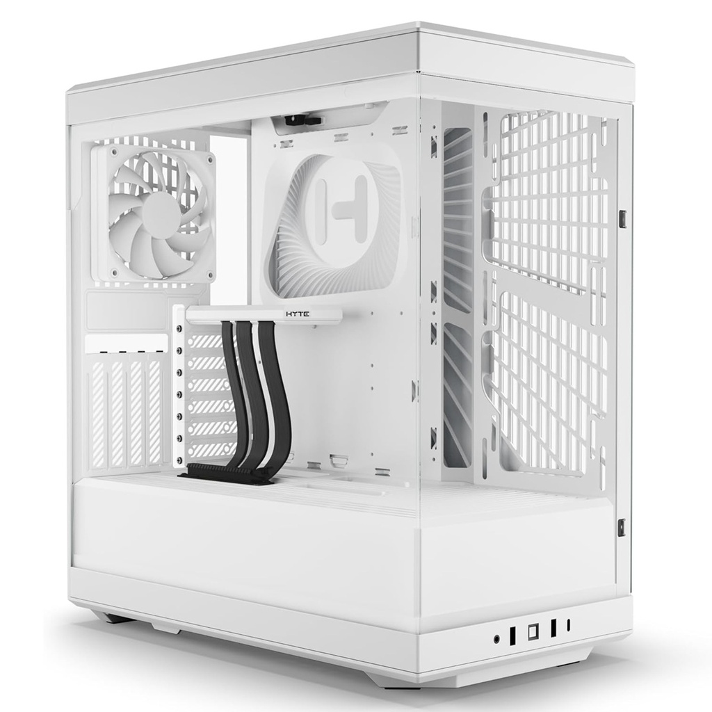 Gabinete Hyte Y40 Midi-Tower ATX/Micro-ATX/Mini-ITX USB 3.0 Sin Fuente 2 Ventiladores Instalados