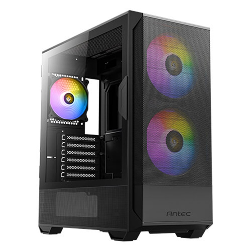 Gabinete Antec NX416L Midi-Tower ATX/Micro-ATX/Mini-ITX USB 3.0 Sin Fuente 3 Ventiladores Instalados