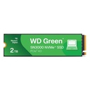 Unidad SSD WD Green SN3000 NVMe 2 TB M.2 4200 MB/s Escritura 5000 MB/s Lectura PCI Express 4.0