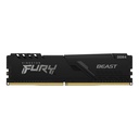 Memoria RAM Kingston FURY Beast Black DDR4 3200MHz 8GB Non-ECC CL16 XMP