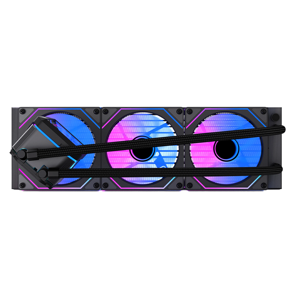 Enfriamiento Líquido Para CPU Naceb NA-0657N Vision Boreal 3x 120mm Hasta 1800RPM 