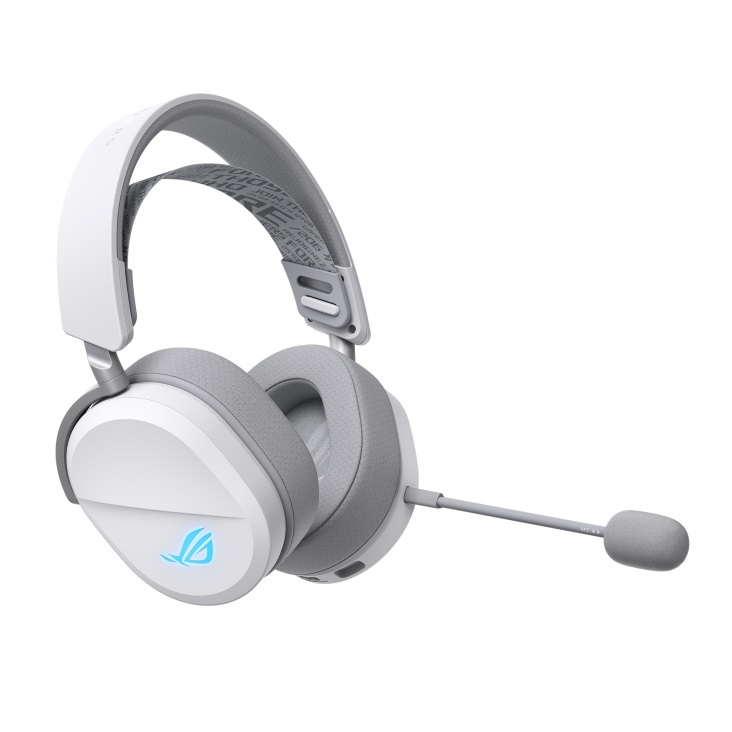 Diadema Gamer ASUS ROG PELTA / Wireless / ROG SpeedNova 2.4 GHz / USB-C / Ligeros / Micrófono de Banda Superancha de 10 mm / Blanco