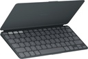 Teclado Logitech Keys To Go 2 75%, Inalámbrico, Bluetooth, Gris, Inglés