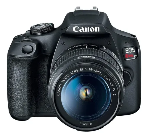 Camara canon eos rebel t7, 24.1 mp, lente ef-s 18-55mm, sensor cmos, procesador digic 4, video full hd 1080, iso foto 6400- video 6400, puntos de enfoque 9 af, lcd 3.0 pulgadas