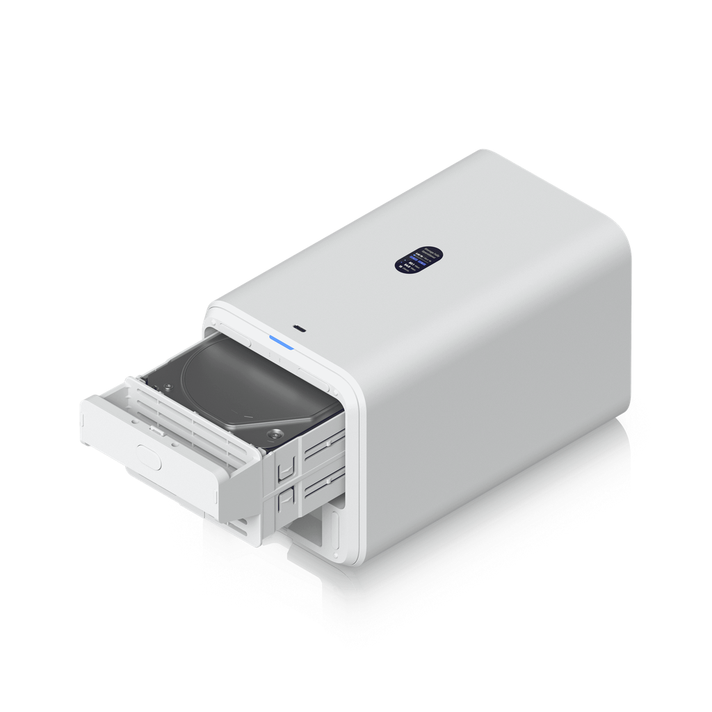 Ubiquiti NAS 2 Bahías ARM Cortex A55 4GB SATA UNAS-2-W