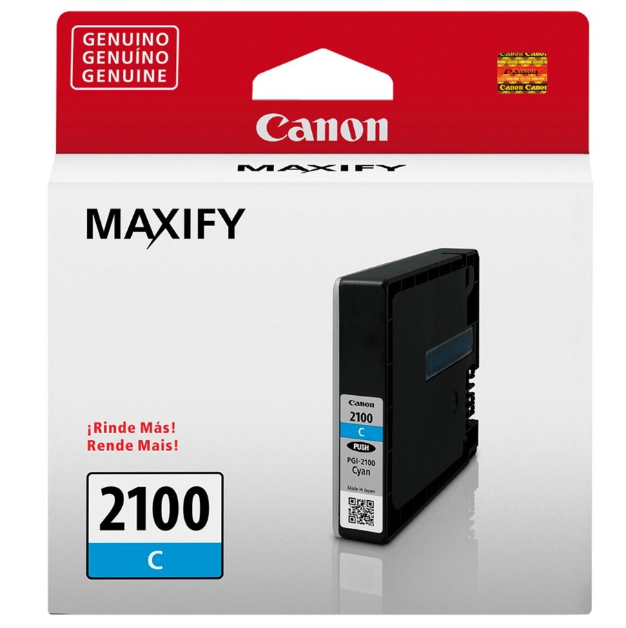 Cartucho de Tinta Canon Cian Modelo PGI-2100 9.6ml